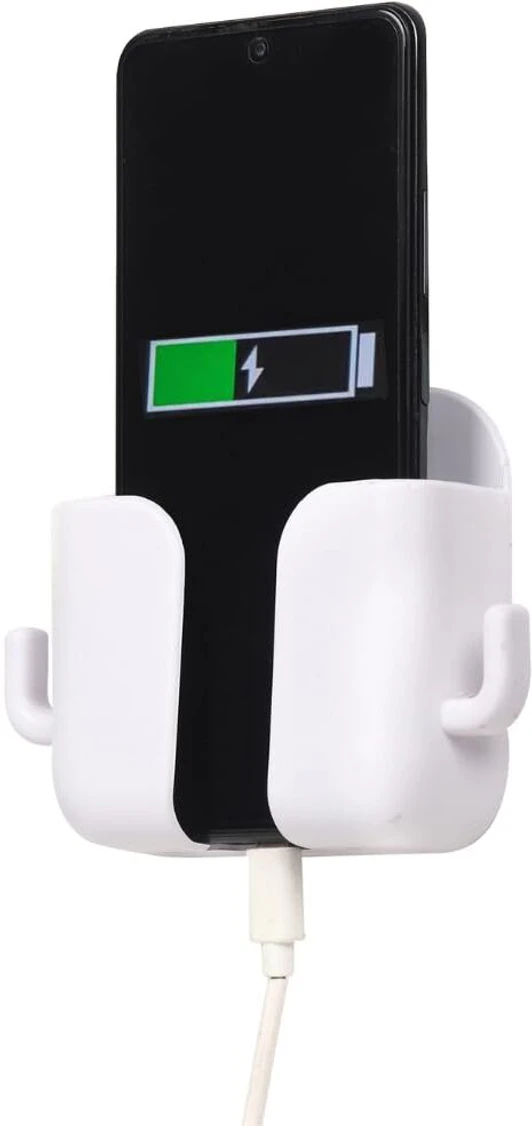 Brazilian Wall Mounted Mobile Holder Mobile Stand Universal Phone Stand - White