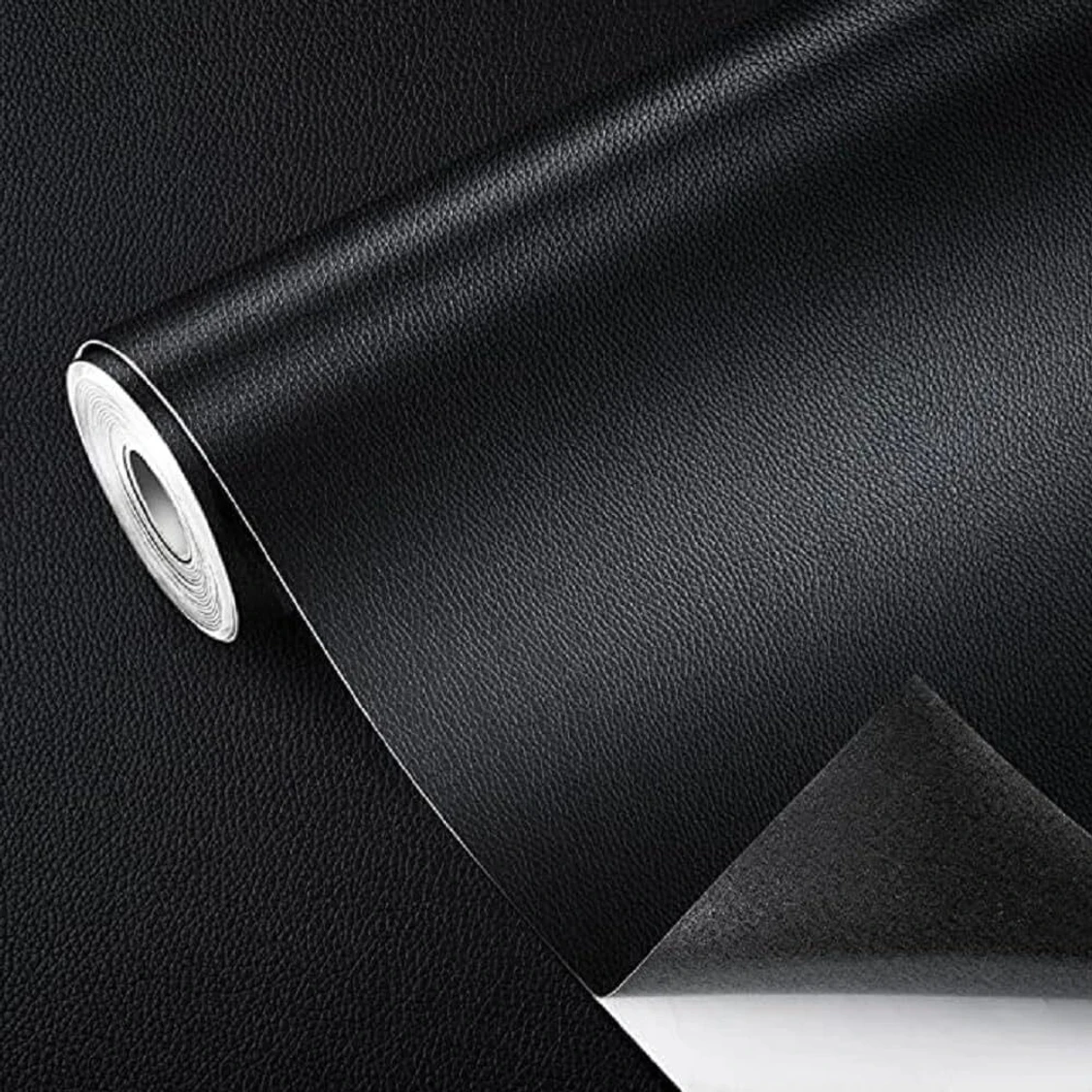 DENFY Black Leather Repair Patch for All Leather Thing