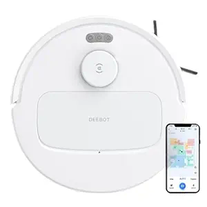 ECOVACS DEEBOT N30 White 2 in 1 Robot Vacuum Cleaner & Mop, New Launch, 10000 Pa Suction, 5200mAh Battery, Covers 3500+ Sq ft in Single Charge, Zero Tangle 2.0 Technology, Advanced TrueMapping