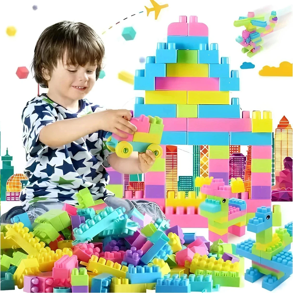 FTAFAT Creative Building Block/blocks construction gift game toy/toys set for baby/kids