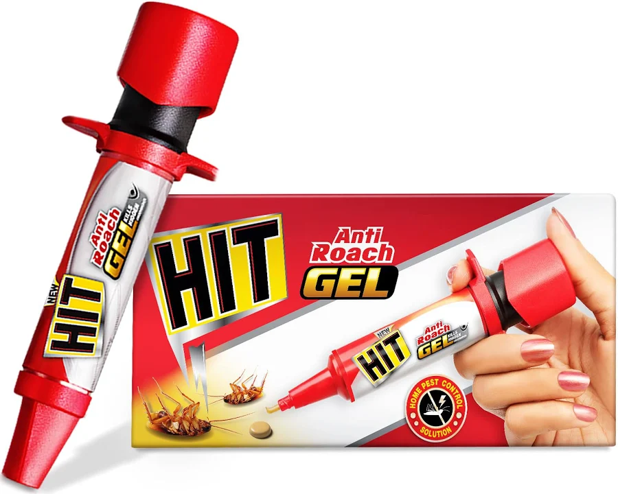 Hit Anti Roach Gel - Cockroach Killer (20G) | Kitchen Safe | Odourless | Fast And Convenient, Pack Of 1
