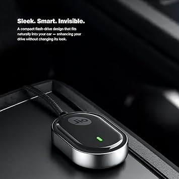 JioCarSync| Wired to Wireless Converter for Apple Carplay & Android Auto| For cars with wired Carplay &Android Auto Only| Premium Metal Body| Bluetooth 5.3| Wifi 5 Ghz|Type C dongle incl|1 Yr Warranty