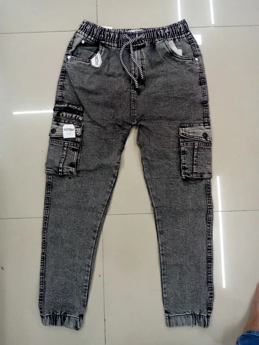 Joshua jenny Men Jogger Fit Low Rise Grey Jeans