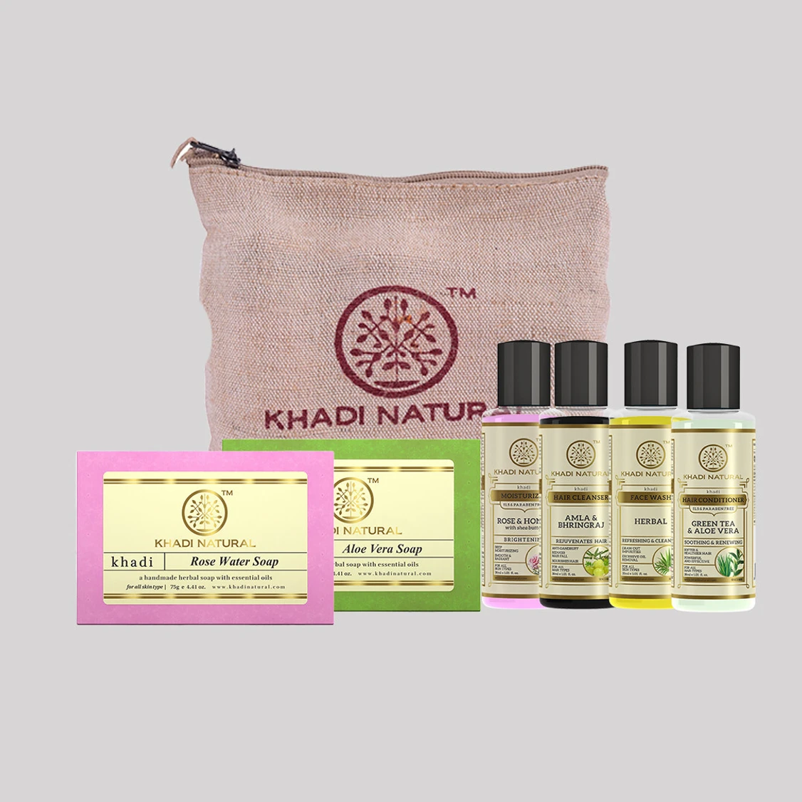 KHADI NATURAL Travel Combo Kit (6 Items in the set)