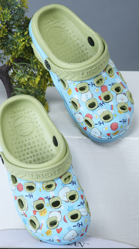Liberty Kids Conversational Printed Clogs