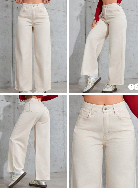 Mast & Harbour Women Classic Relaxed Fit Mid-Rise Stretchable Jeans