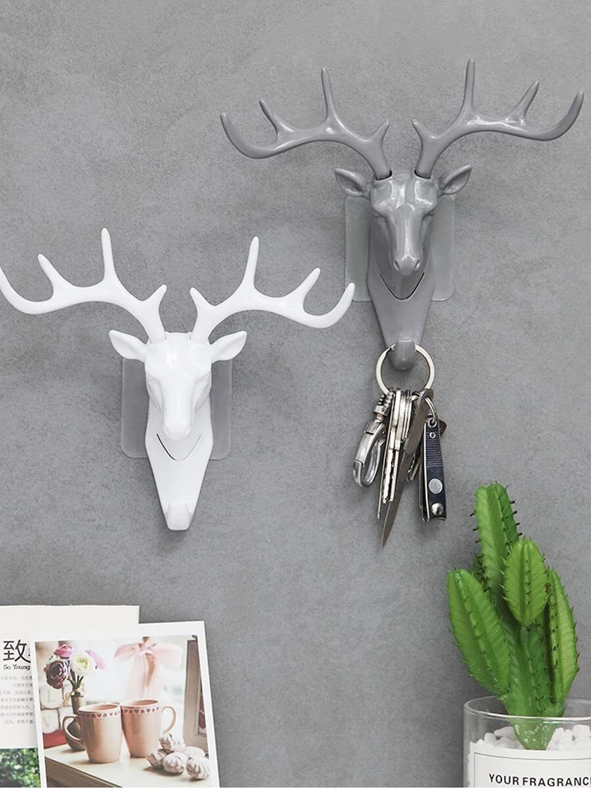 Mr. Auen Shaped Wall Key Holder | Self Adhesive Wall Door Hook