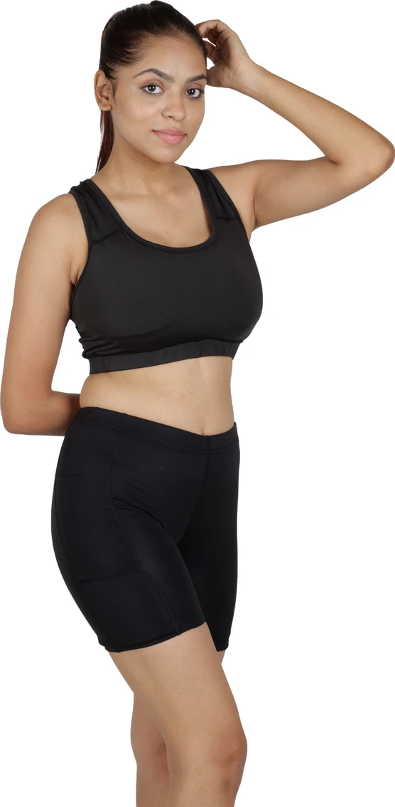 never lose Solid Women Black Tights