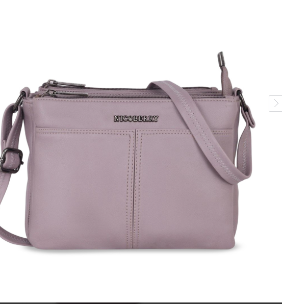 Nicoberry PU Structured Solid Sling Bag
