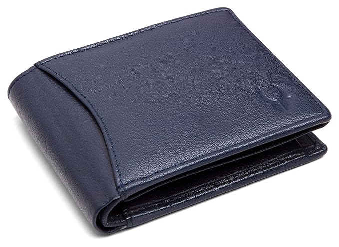 WildHorn Wildhorn India Navy Leather Men's Wallet (WH7311NAVY)