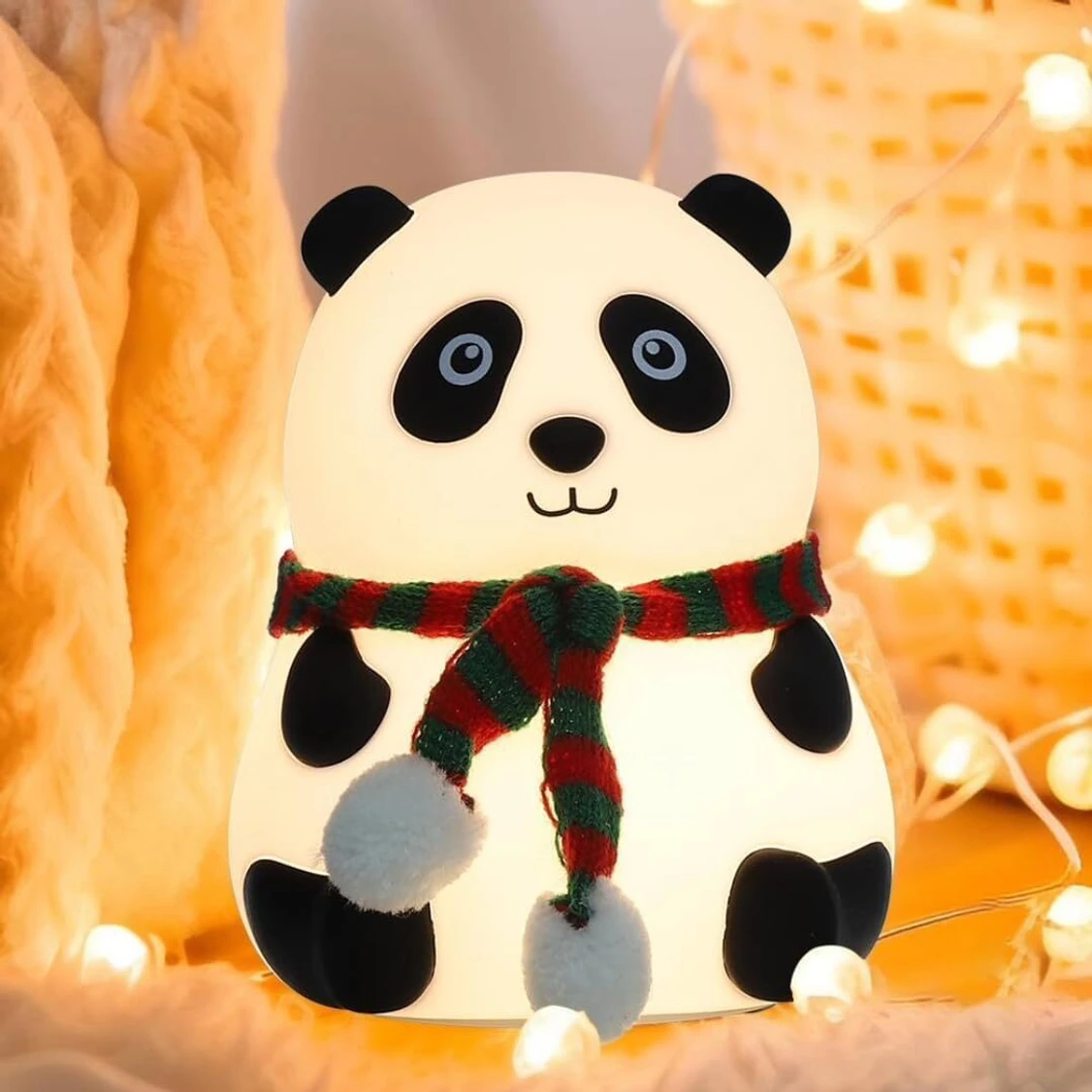 Bluetech CUTE Panda Night Light for Kids,Nursery 7-Color Changing Lamp - 15 cm