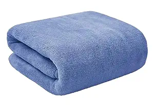 MAXOSHINE Microfiber Towels for Bath Large Size-Super Soft Coral Fleece Bathing Towel with Hook Quick Dry Super Absorbent-Bath Towel for Men and Women-70x140 cm, 350 GSM, Pack of 1
