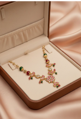 SZN Brass Gold-Plated Temple Necklace