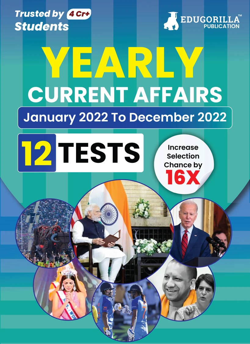 Yearly Current Affairs : January 2022 to December 2022 - Covered All Important Events, News, Issues for SSC, Defence, Banking and All Competitive exams